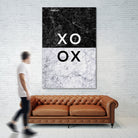 XO XO by Dana Shek on GIANT ART - white typography