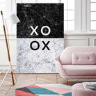 XO XO by Dana Shek on GIANT ART - white typography