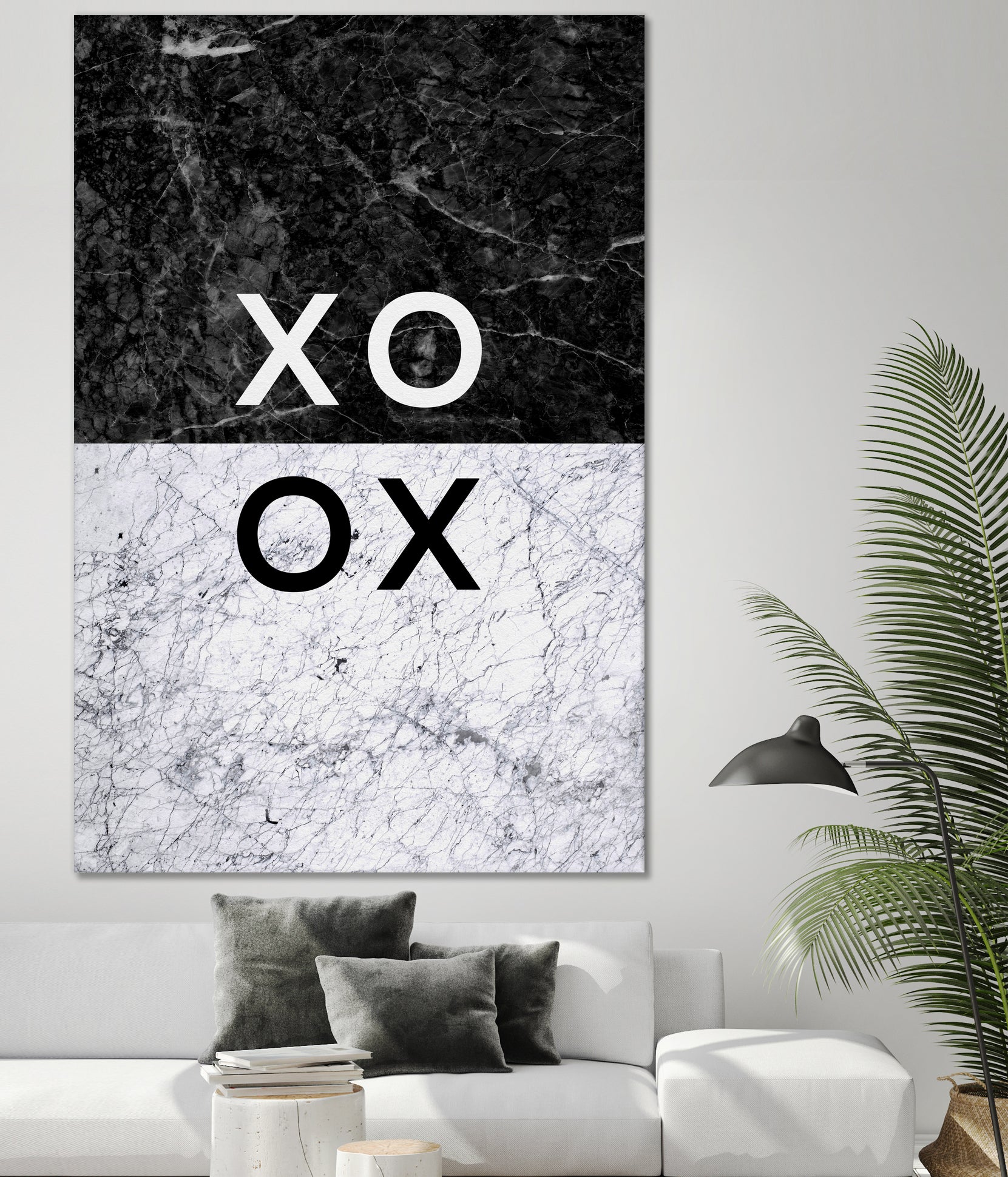 XO XO by Dana Shek on GIANT ART - white typography