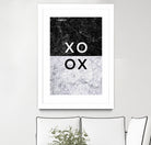 XO XO by Dana Shek on GIANT ART - white typography