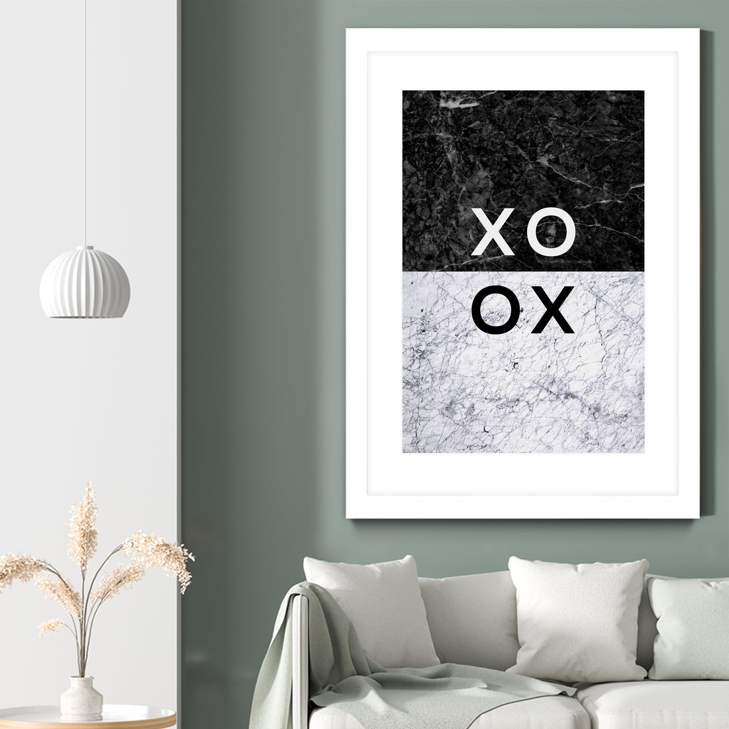 XO XO by Dana Shek on GIANT ART - white typography