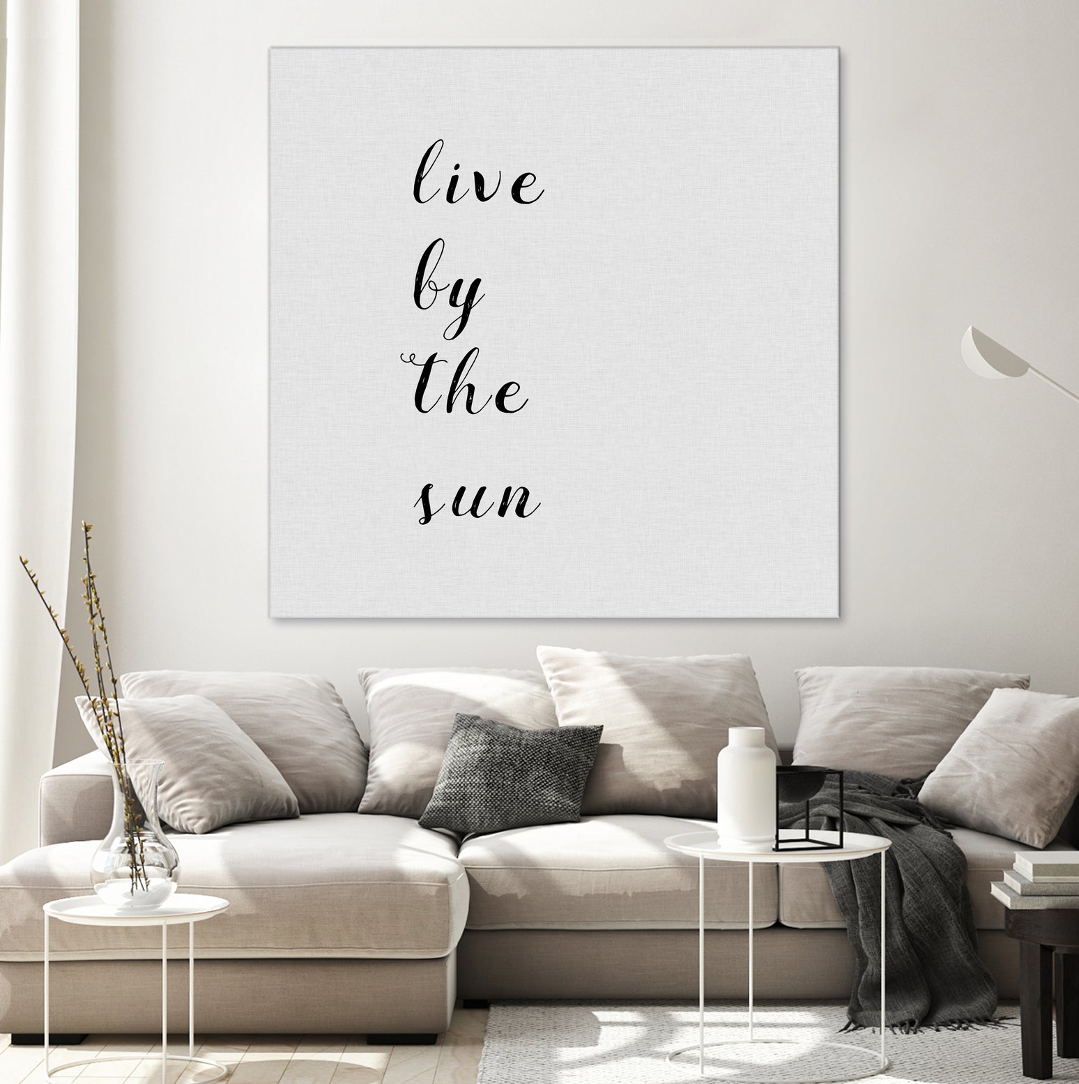 Live By The Sun by Dana Shek on GIANT ART - white digital painting