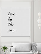 Live By The Sun by Dana Shek on GIANT ART - white digital painting