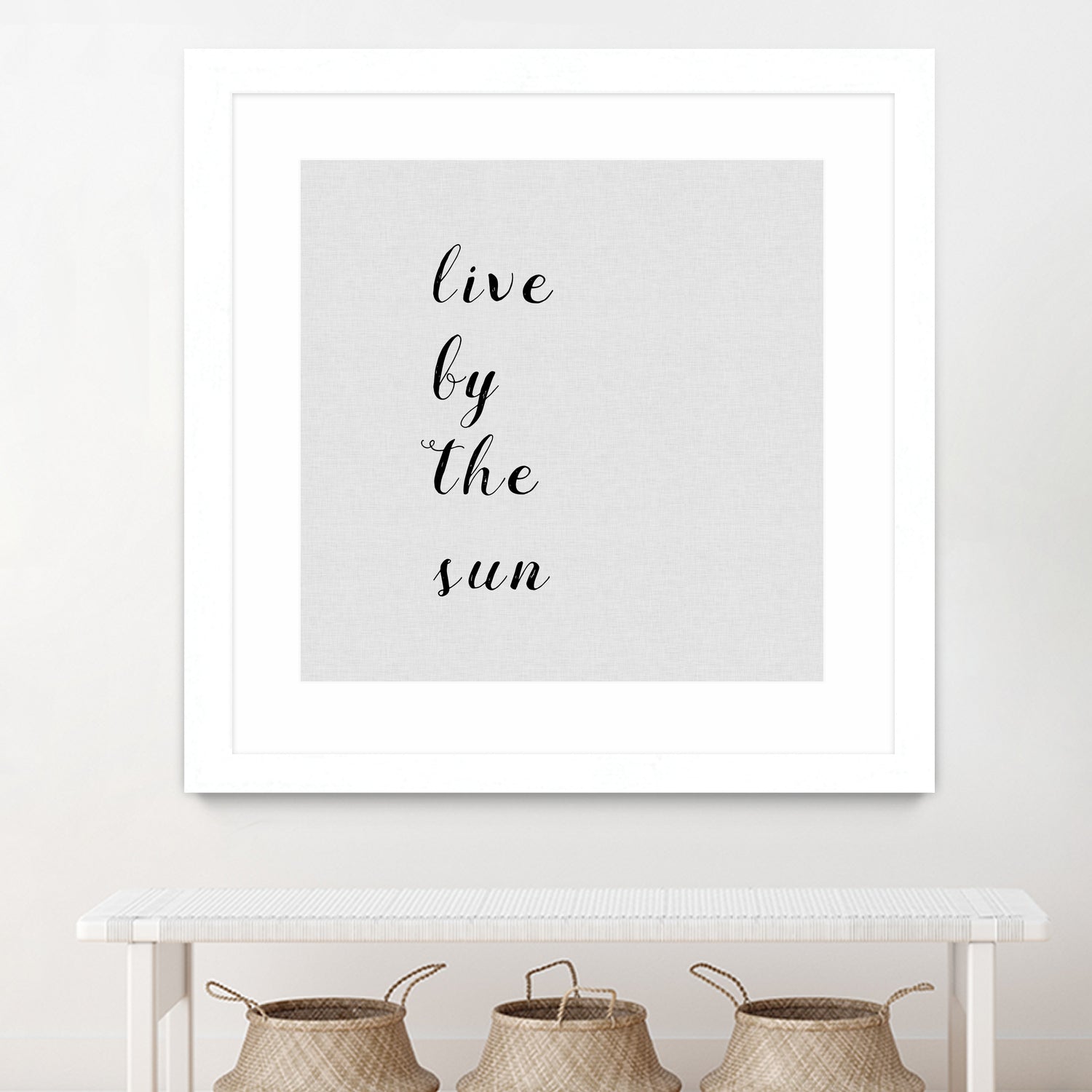 Live By The Sun by Dana Shek on GIANT ART - white digital painting