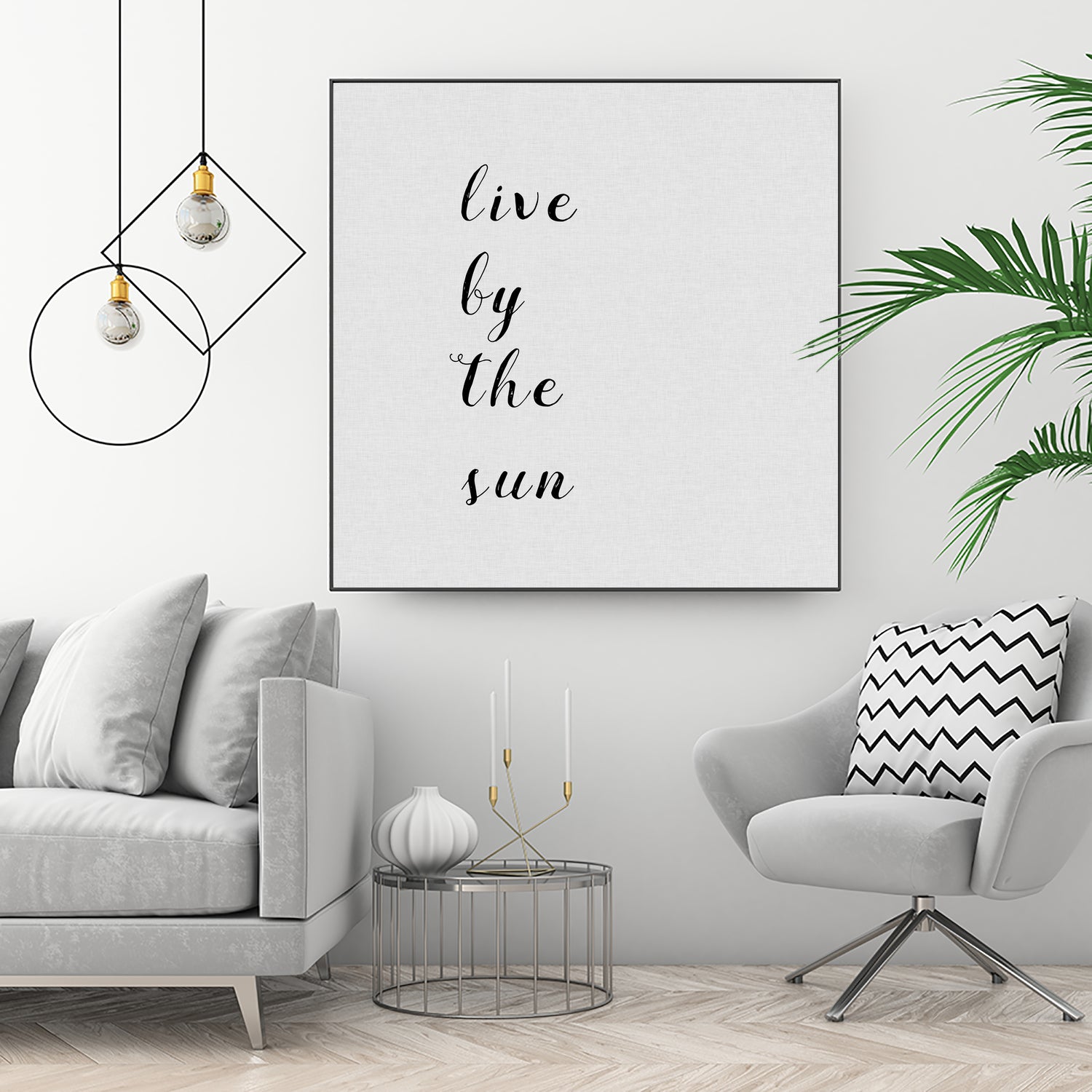 Live By The Sun by Dana Shek on GIANT ART - white digital painting