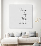 Love By The Moon by Dana Shek on GIANT ART - white digital painting