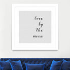 Love By The Moon by Dana Shek on GIANT ART - white digital painting