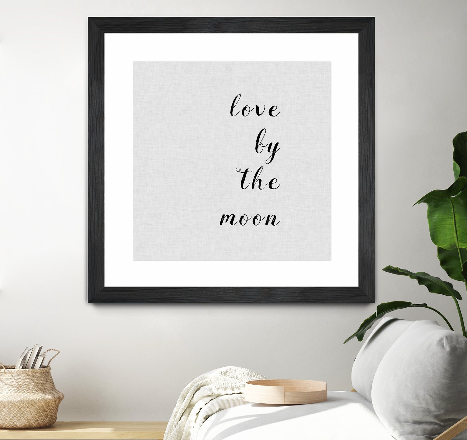 Love By The Moon by Dana Shek on GIANT ART - white digital painting