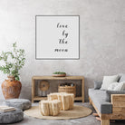 Love By The Moon by Dana Shek on GIANT ART - white digital painting