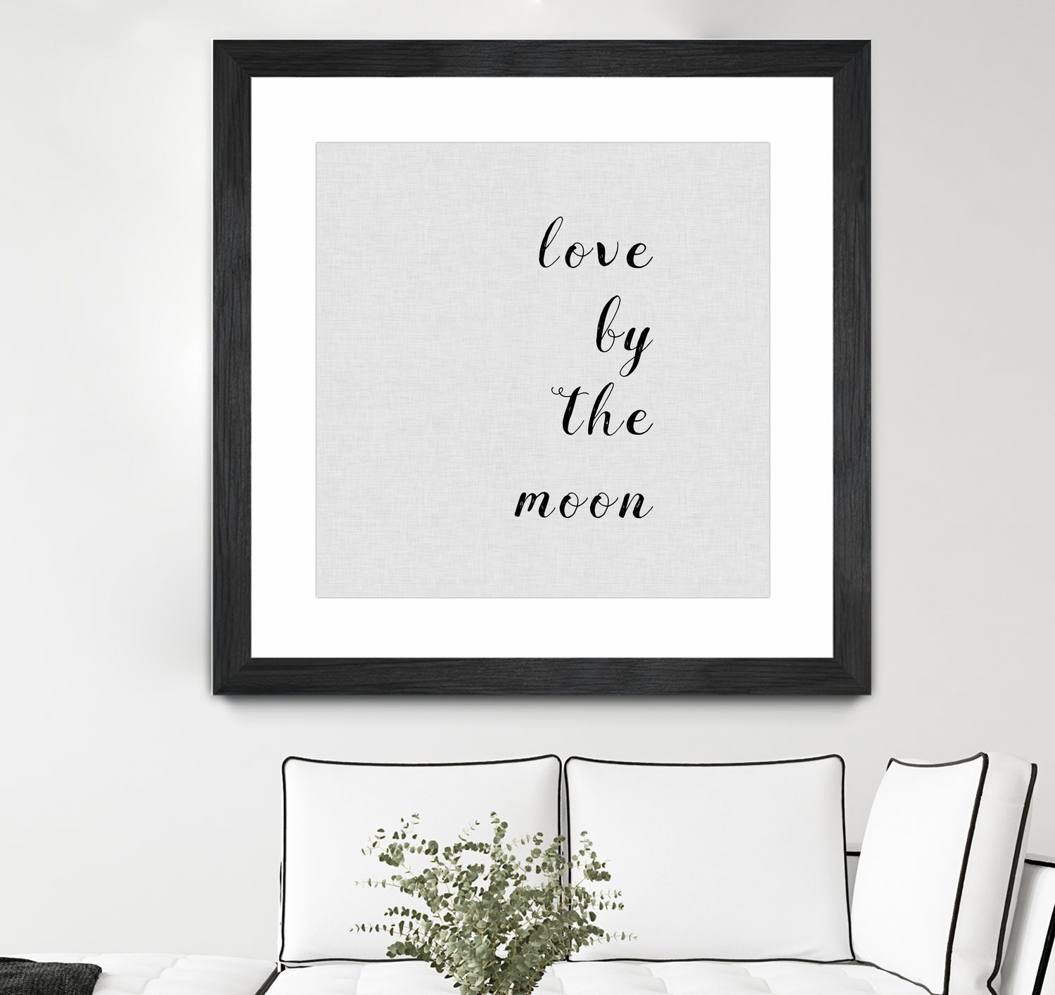 Love By The Moon by Dana Shek on GIANT ART - white digital painting