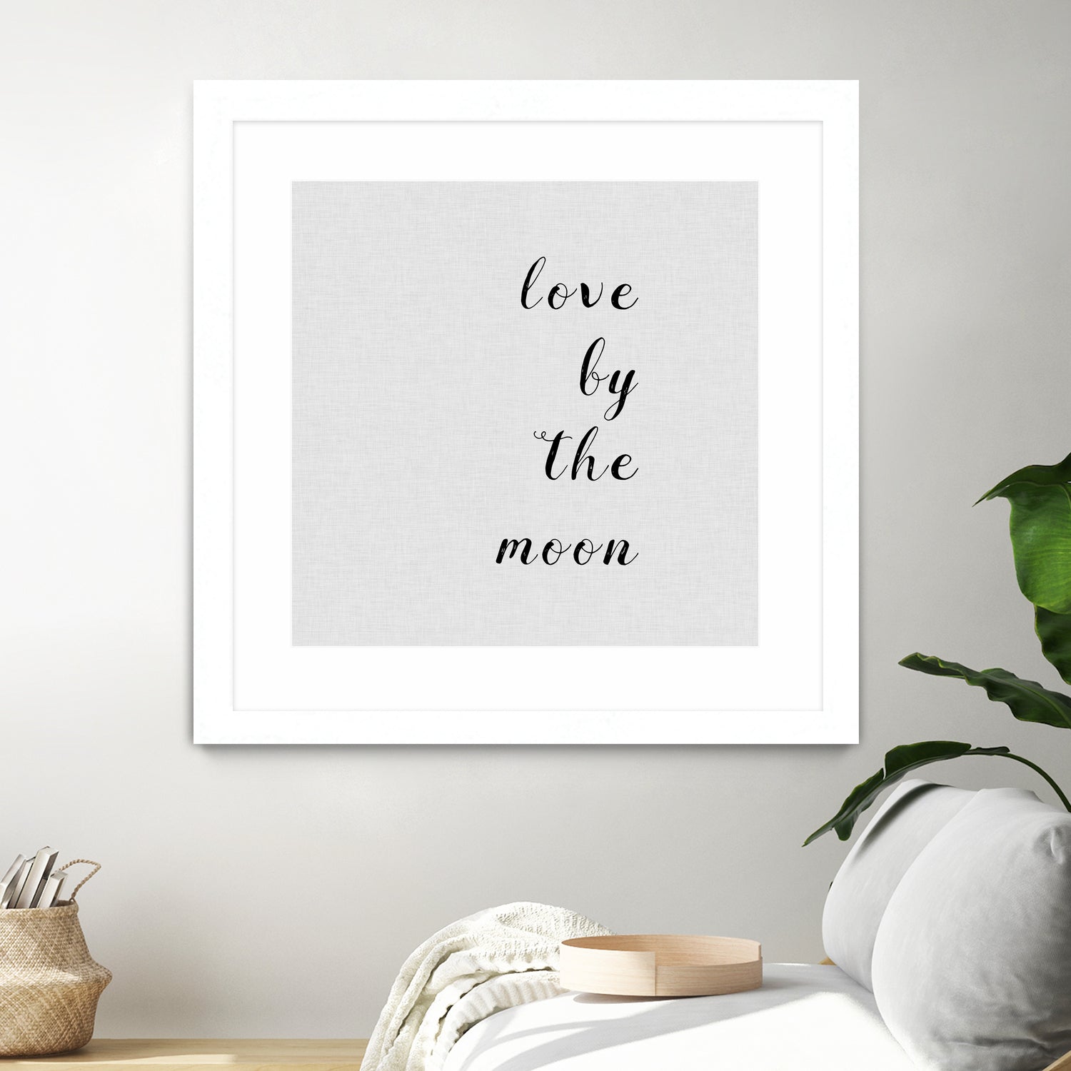 Love By The Moon by Dana Shek on GIANT ART - white digital painting