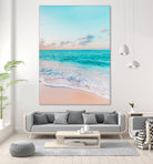 Ocean Bliss, Nature Landscape Sea Travel Tropical, Nordic by Uma Gokhale on GIANT ART - blue photo illustration