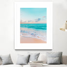 Ocean Bliss, Nature Landscape Sea Travel Tropical, Nordic by Uma Gokhale on GIANT ART - blue photo illustration