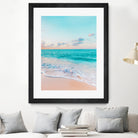 Ocean Bliss, Nature Landscape Sea Travel Tropical, Nordic by Uma Gokhale on GIANT ART - blue photo illustration