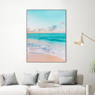 Ocean Bliss, Nature Landscape Sea Travel Tropical, Nordic by Uma Gokhale on GIANT ART - blue photo illustration