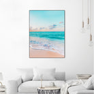 Ocean Bliss, Nature Landscape Sea Travel Tropical, Nordic by Uma Gokhale on GIANT ART - blue photo illustration