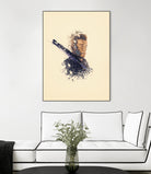 Terminator Arnold Schwarzenegger by Jurijs Permanickis on GIANT ART - yellow digital painting