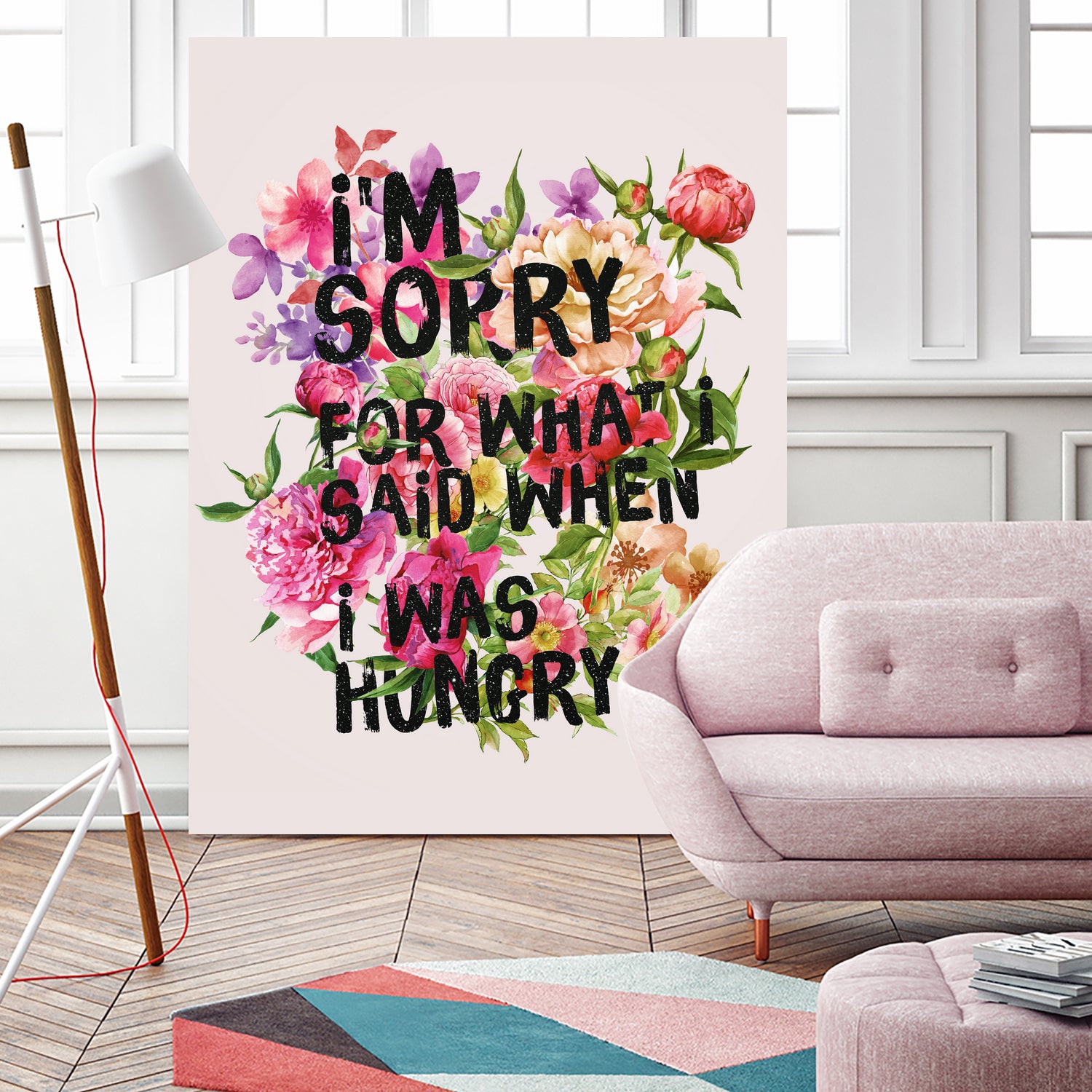 I'm Sorry For What I Said When I Was Hungry. by Sara Eshak on GIANT ART - orange photo illustration