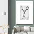 Scissors by Emi Dimitrova on GIANT ART - gray mixed media