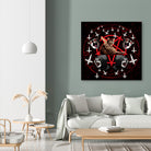 satanic cat pentagram death black metal band exorcist by Damian Augustyniak on GIANT ART - black photo manipulation