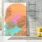 Abstract 842 by Cecilie Karoline on GIANT ART - pink mixed media