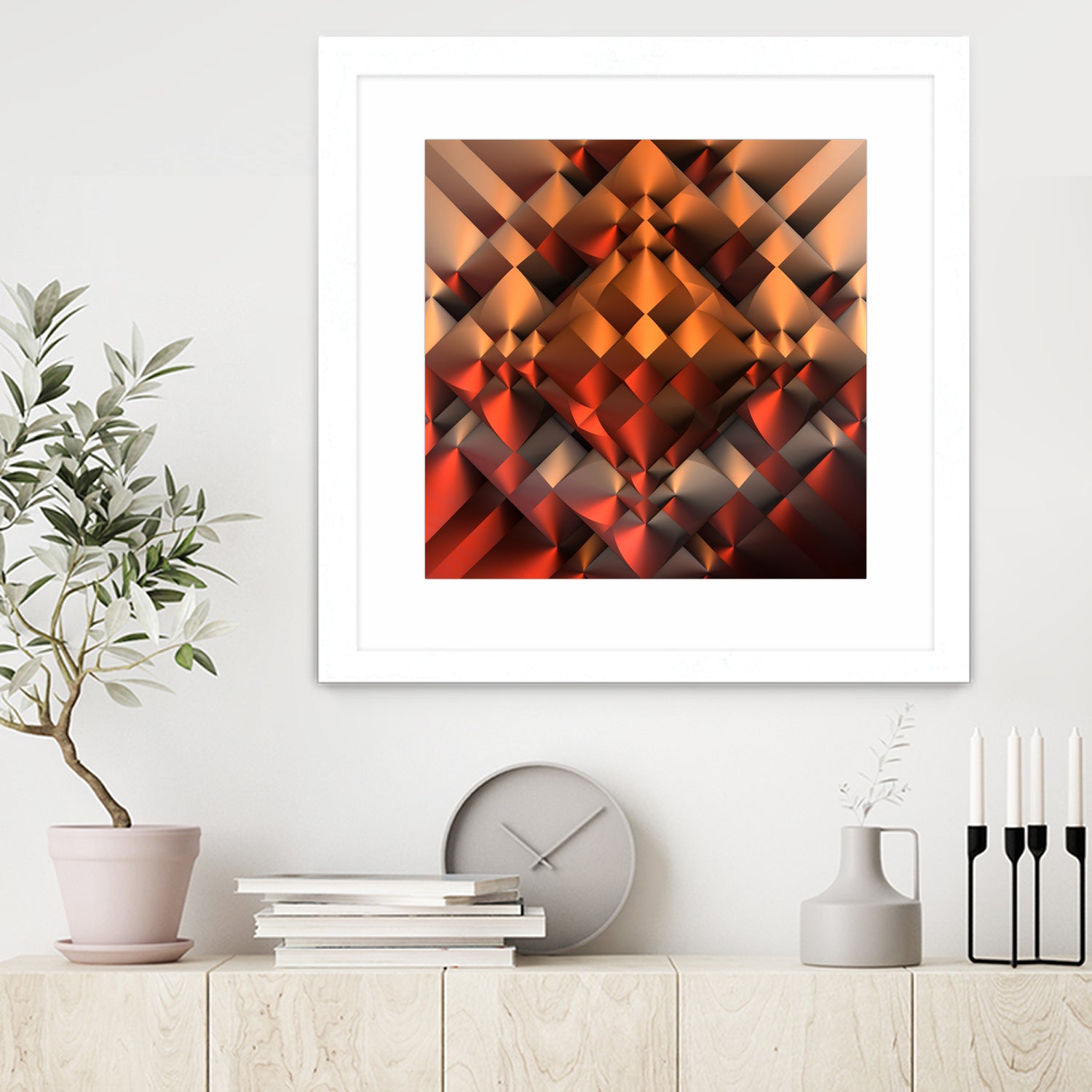 Copper Toned by Lyle Hatch on GIANT ART - orange 3d art