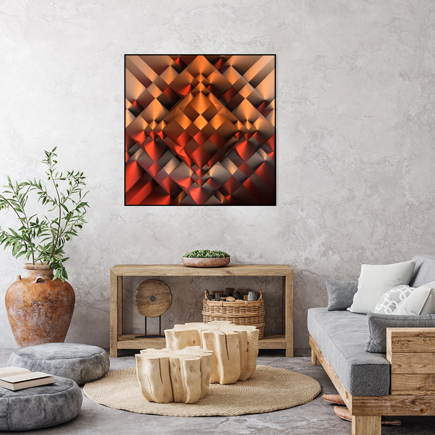 Copper Toned by Lyle Hatch on GIANT ART - orange 3d art