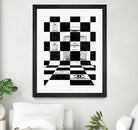 Chanel Chess by Daniel Janda on GIANT ART - black mixed media