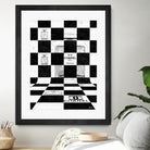 Chanel Chess by Daniel Janda on GIANT ART - black mixed media