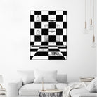 Chanel Chess by Daniel Janda on GIANT ART - black mixed media