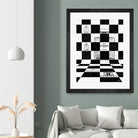 Chanel Chess by Daniel Janda on GIANT ART - black mixed media