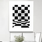 Chanel Chess by Daniel Janda on GIANT ART - black mixed media