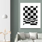 Chanel Chess by Daniel Janda on GIANT ART - black mixed media