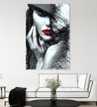 Fashion Flair in Black and White by Rafael Salazar on GIANT ART - black digital painting