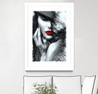 Fashion Flair in Black and White by Rafael Salazar on GIANT ART - black digital painting