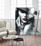 Fashion Flair in Black and White by Rafael Salazar on GIANT ART - black digital painting