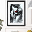 Fashion Flair in Black and White by Rafael Salazar on GIANT ART - black digital painting