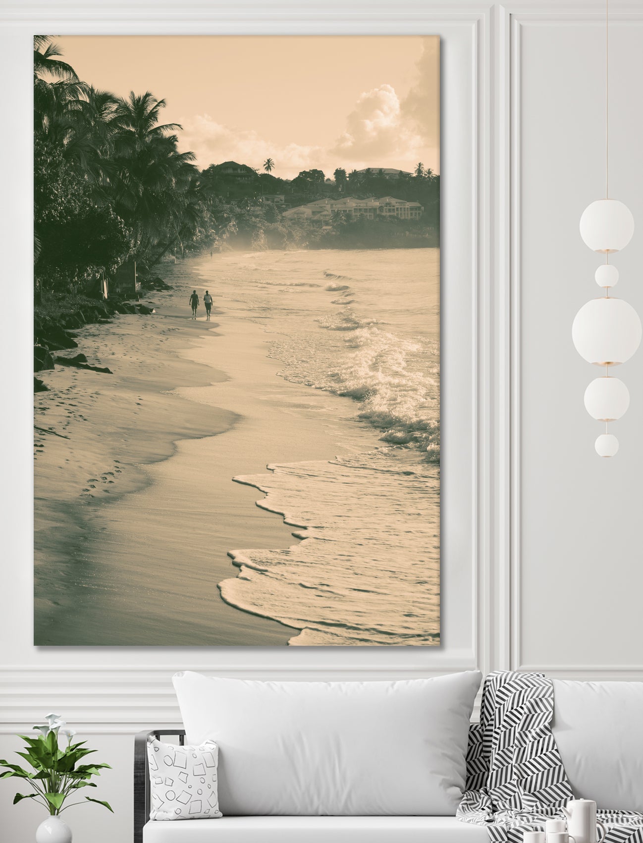 Tropical Beach by Konstantin Sevostyanov on GIANT ART - brown photo illustration