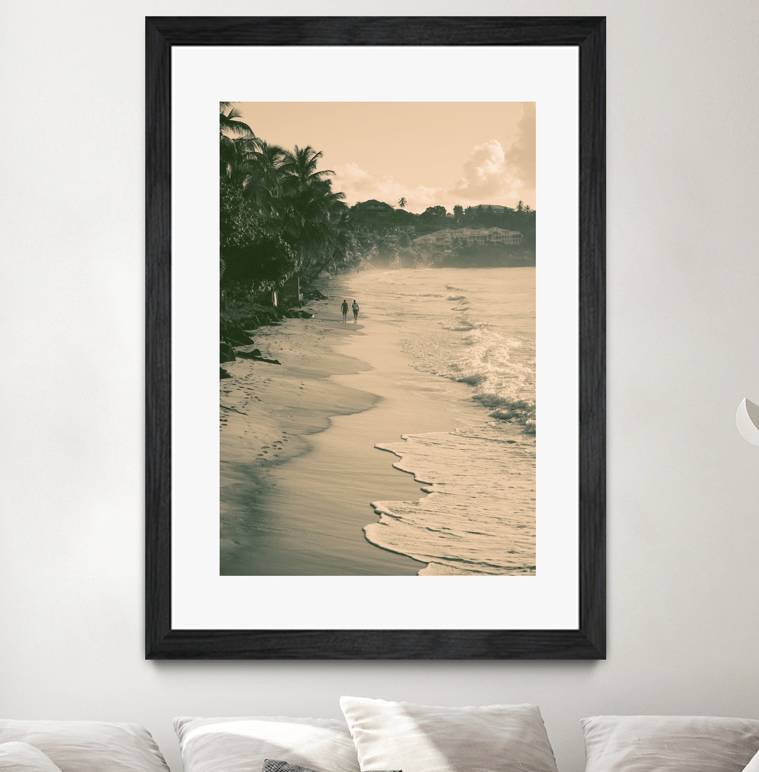 Tropical Beach by Konstantin Sevostyanov on GIANT ART - brown photo illustration