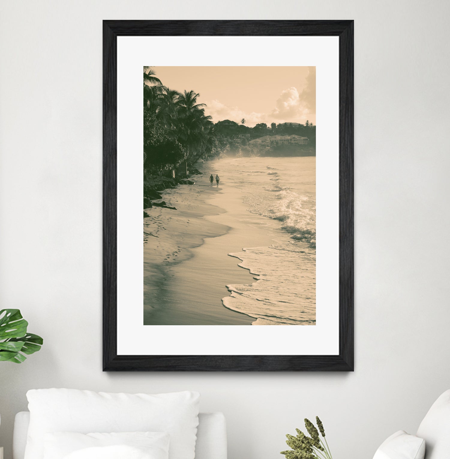 Tropical Beach by Konstantin Sevostyanov on GIANT ART - brown photo illustration