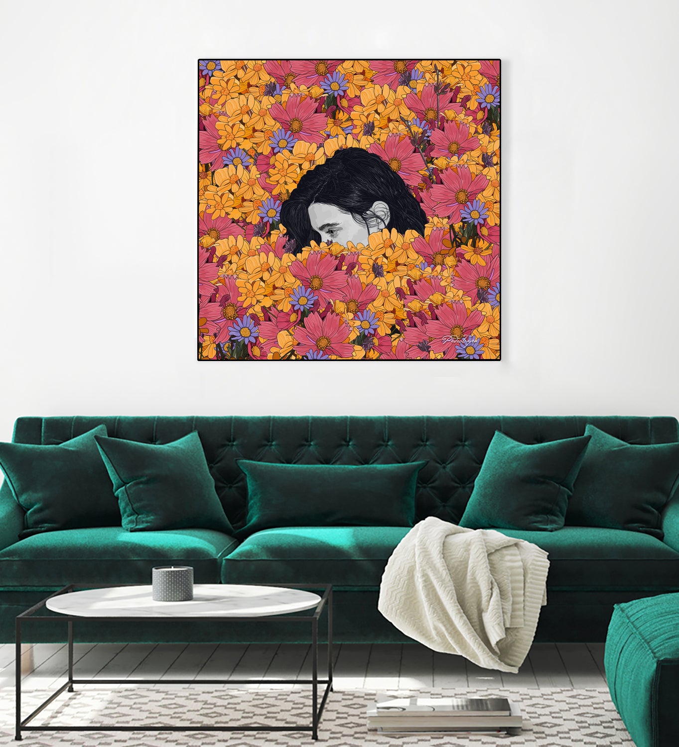 You are everything by Vincent Alfred Lavega on GIANT ART - orange digital painting