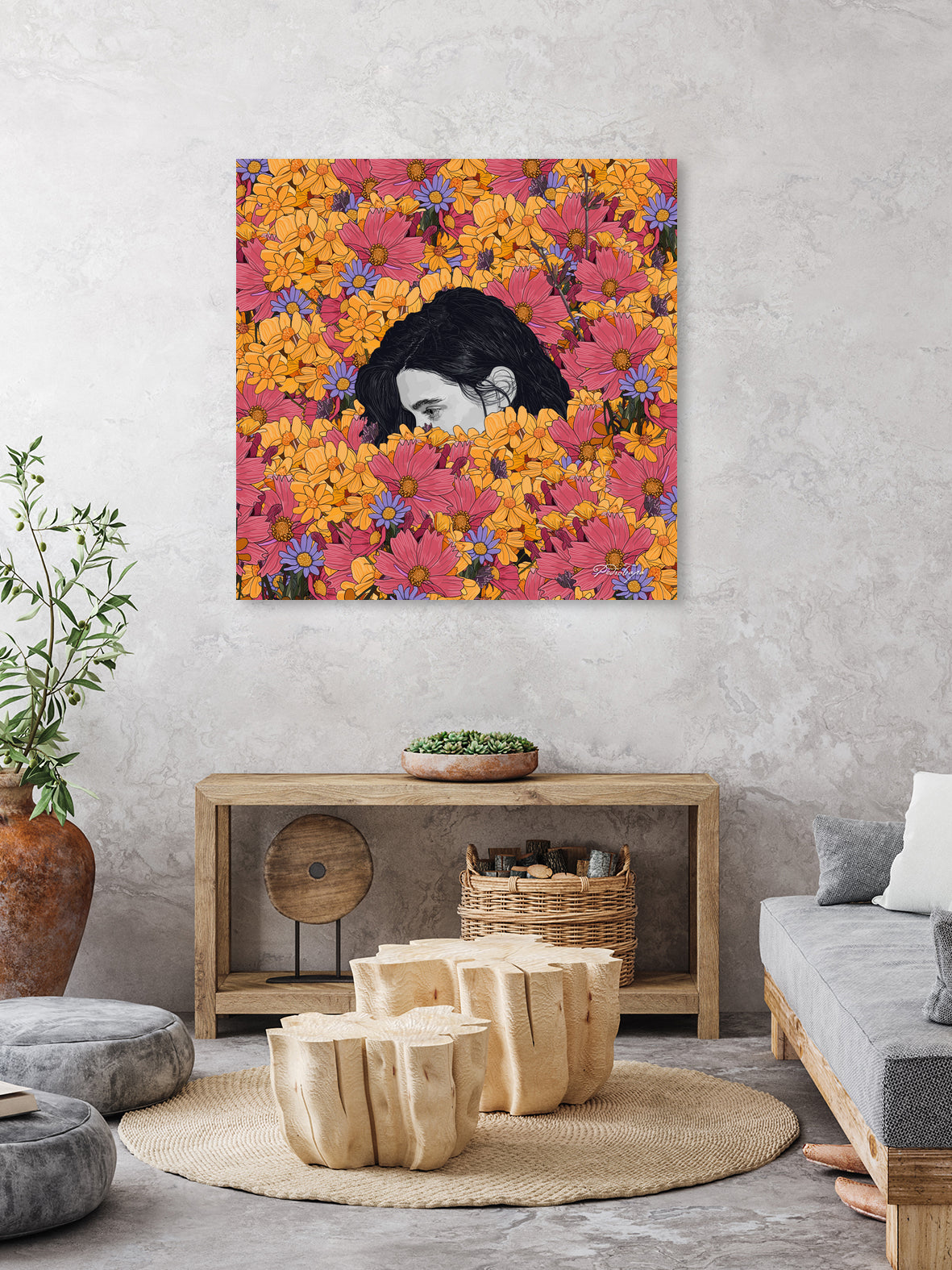 You are everything by Vincent Alfred Lavega on GIANT ART - orange digital painting