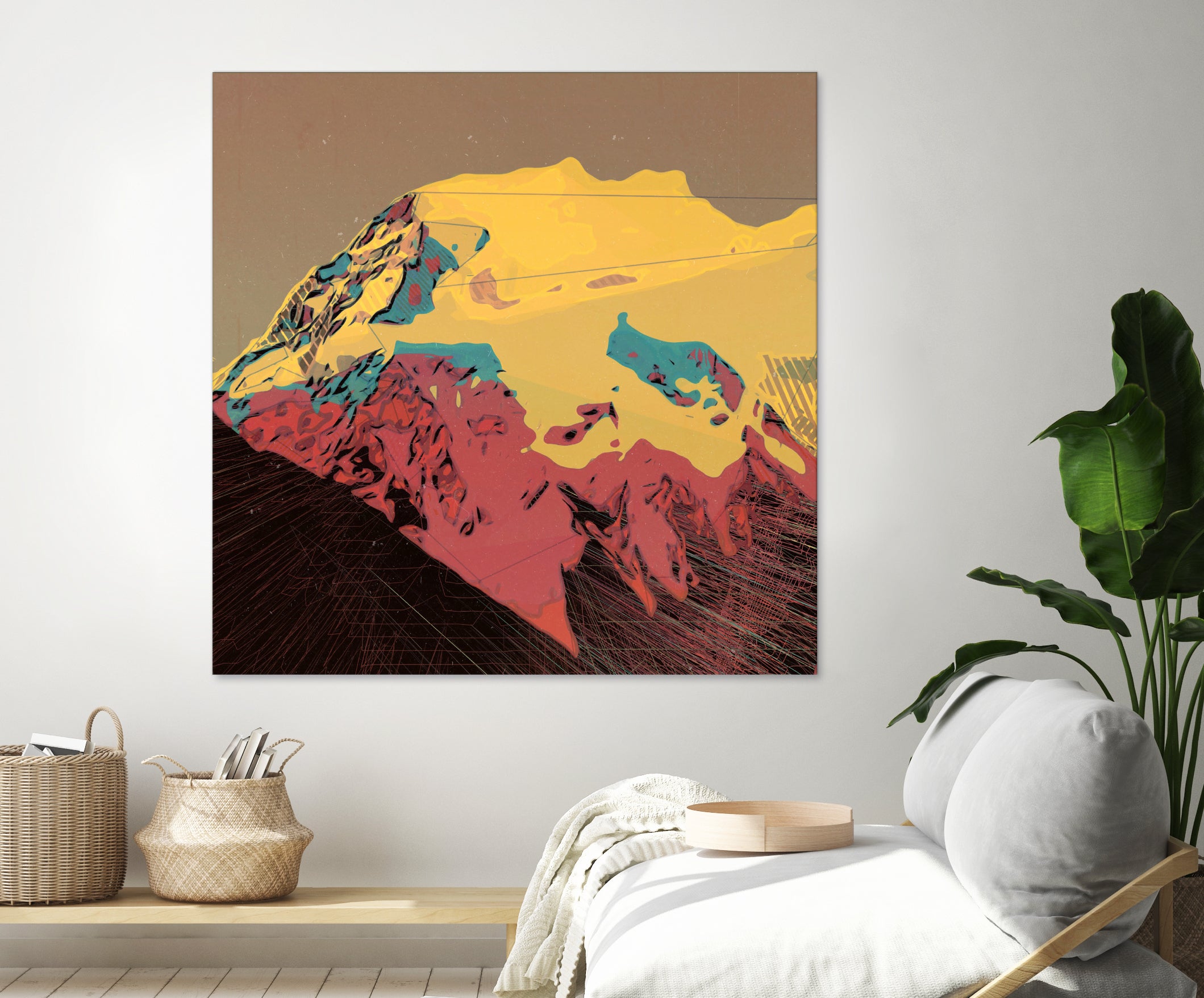 Seasons by Jamison Gish on GIANT ART - yellow digital painting