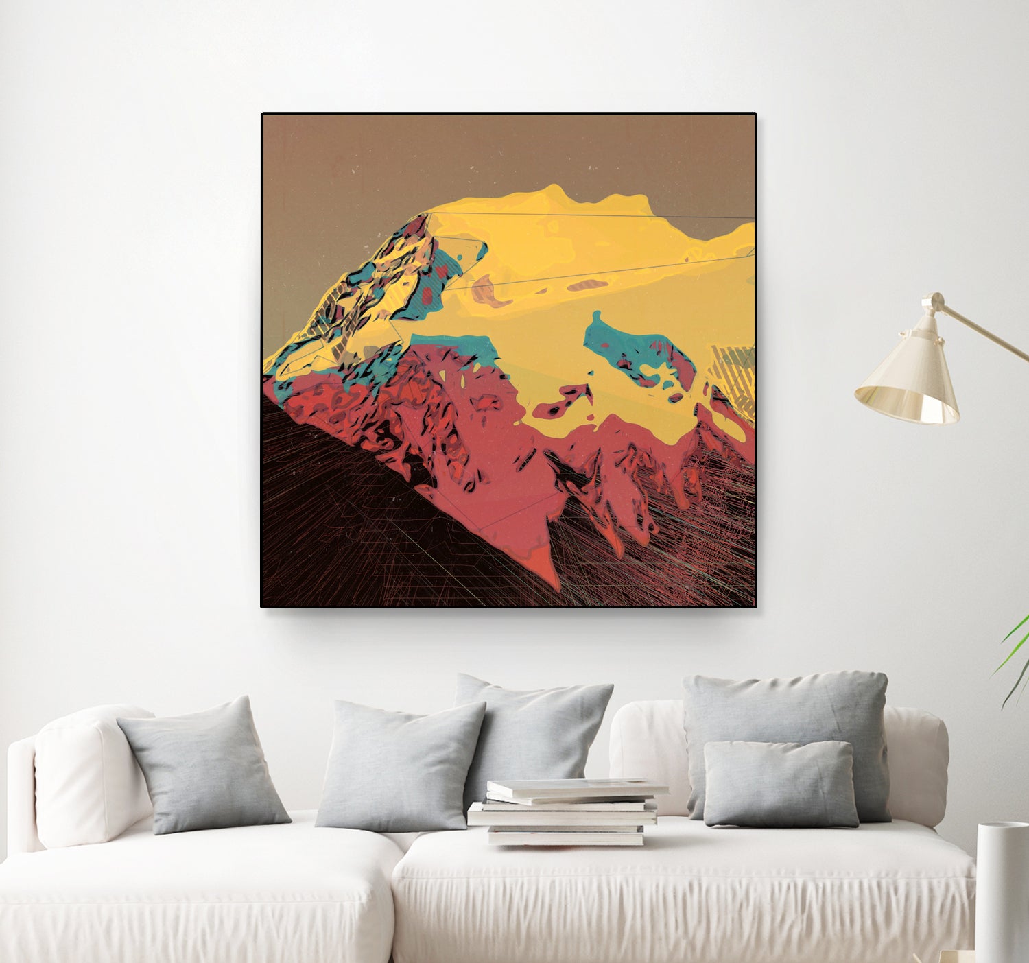 Seasons by Jamison Gish on GIANT ART - yellow digital painting