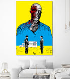 Breaking bad Gus Fring by Paola Morpheus on GIANT ART - blue digital painting