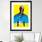 Breaking bad Gus Fring by Paola Morpheus on GIANT ART - blue digital painting