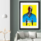 Breaking bad Gus Fring by Paola Morpheus on GIANT ART - blue digital painting