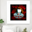 Pennywise IT 2017 Vector Graphics Artwork based on it by Monica Terrana on GIANT ART - black character design