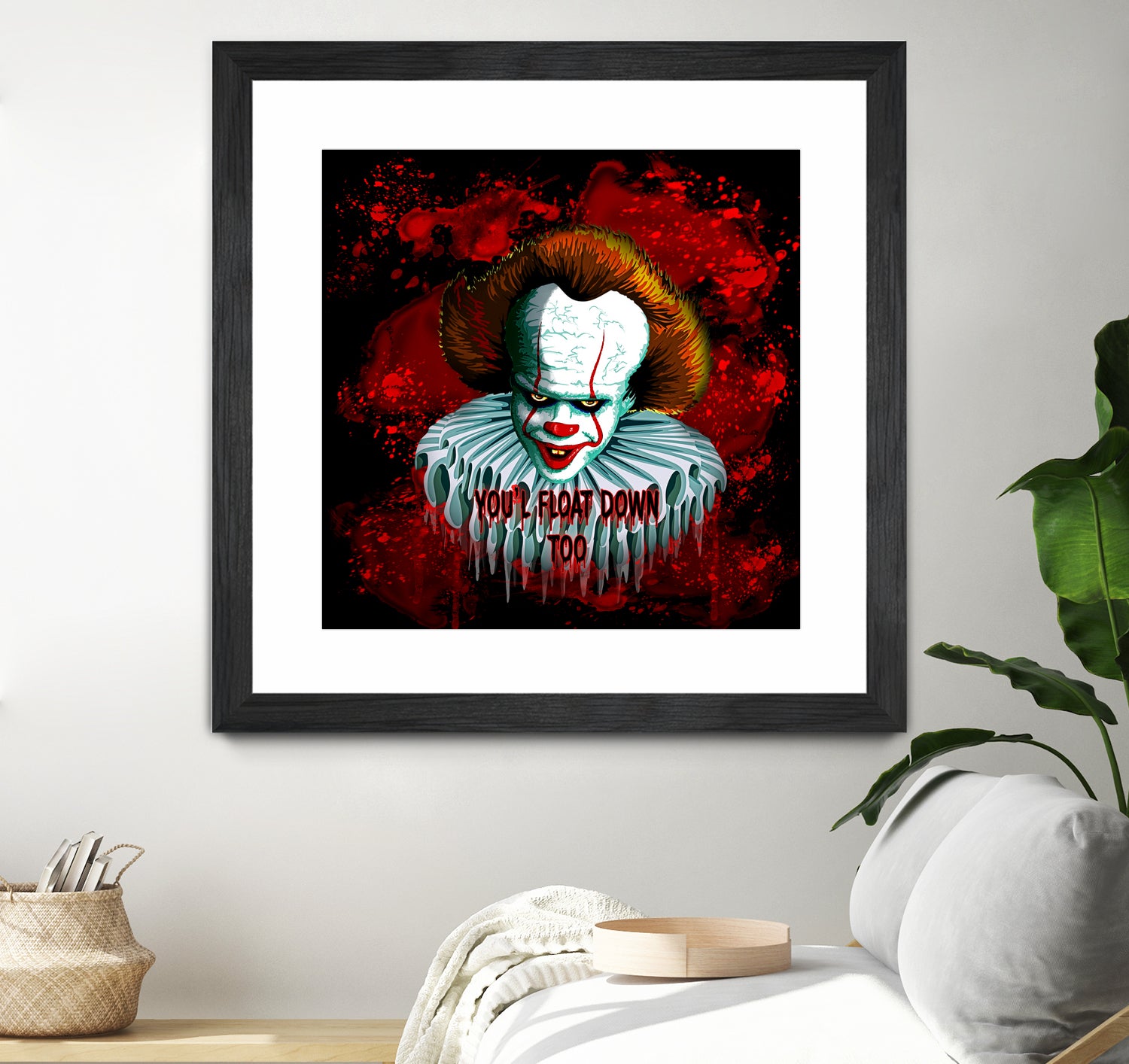 Pennywise IT 2017 Vector Graphics Artwork based on it by Monica Terrana on GIANT ART - black character design