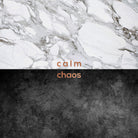 Calm Chaos Copper by Dana Shek on GIANT ART - white typography